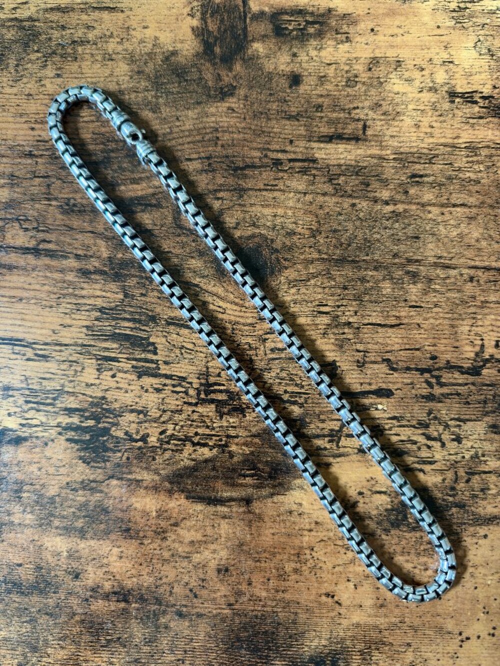 David Yurman Box Chain Necklace in Sterling Silver - 7.3mm - 23.25"